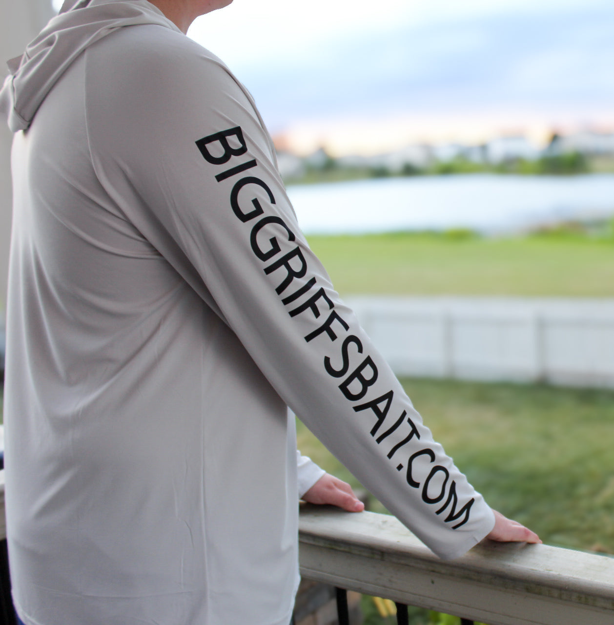Light Grey long sleeve With hood