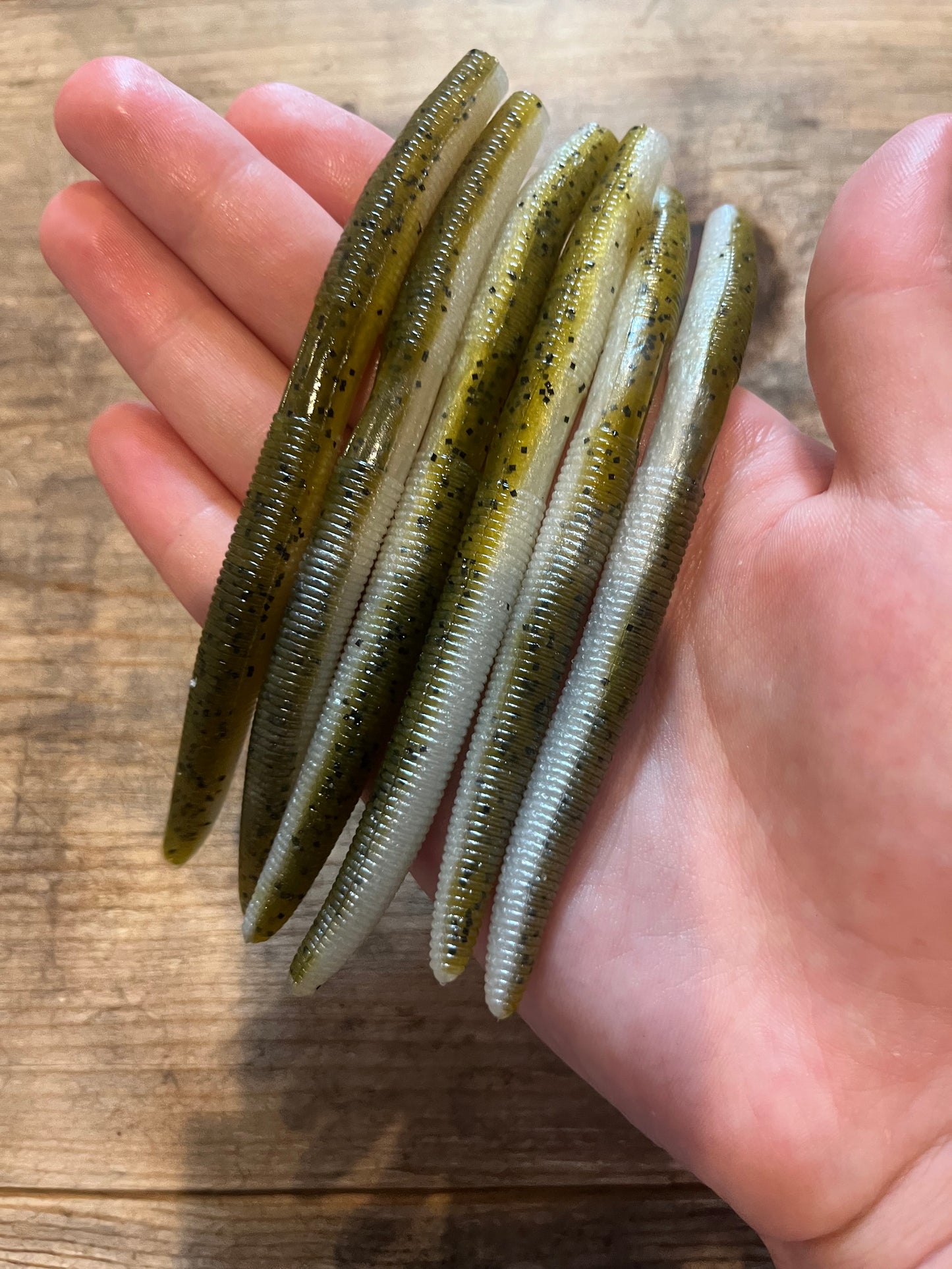 Big Griff’s bait. Stick bait frogs belly 5in 6 pack