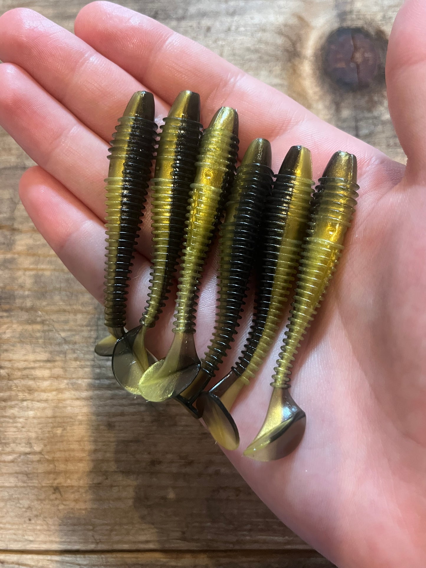 Big Griff’s bait. (3inch) 6 pack golden dragon