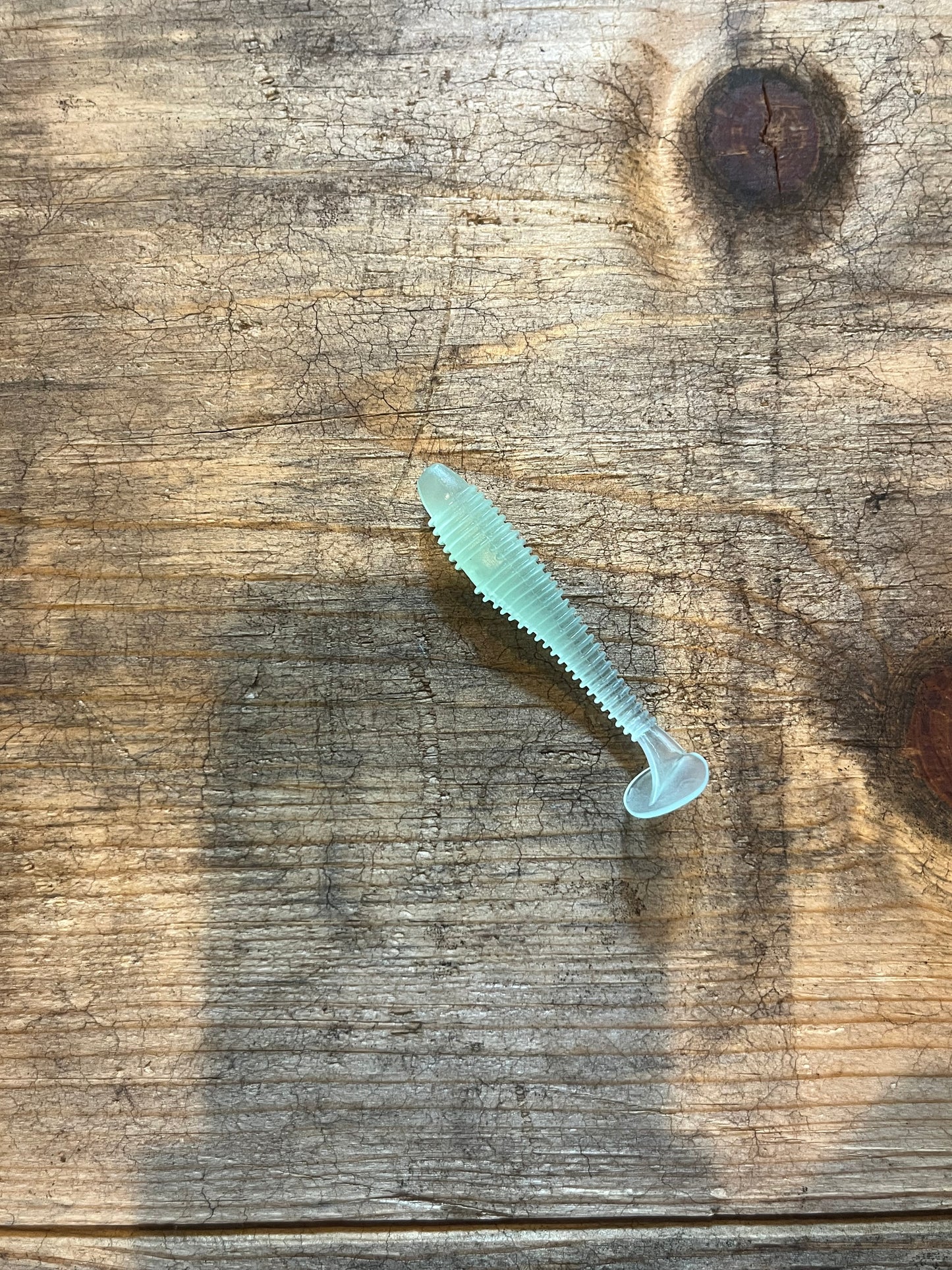 Big Griff’s bait. (3inch) 6 pack go glow (glow in the dark)