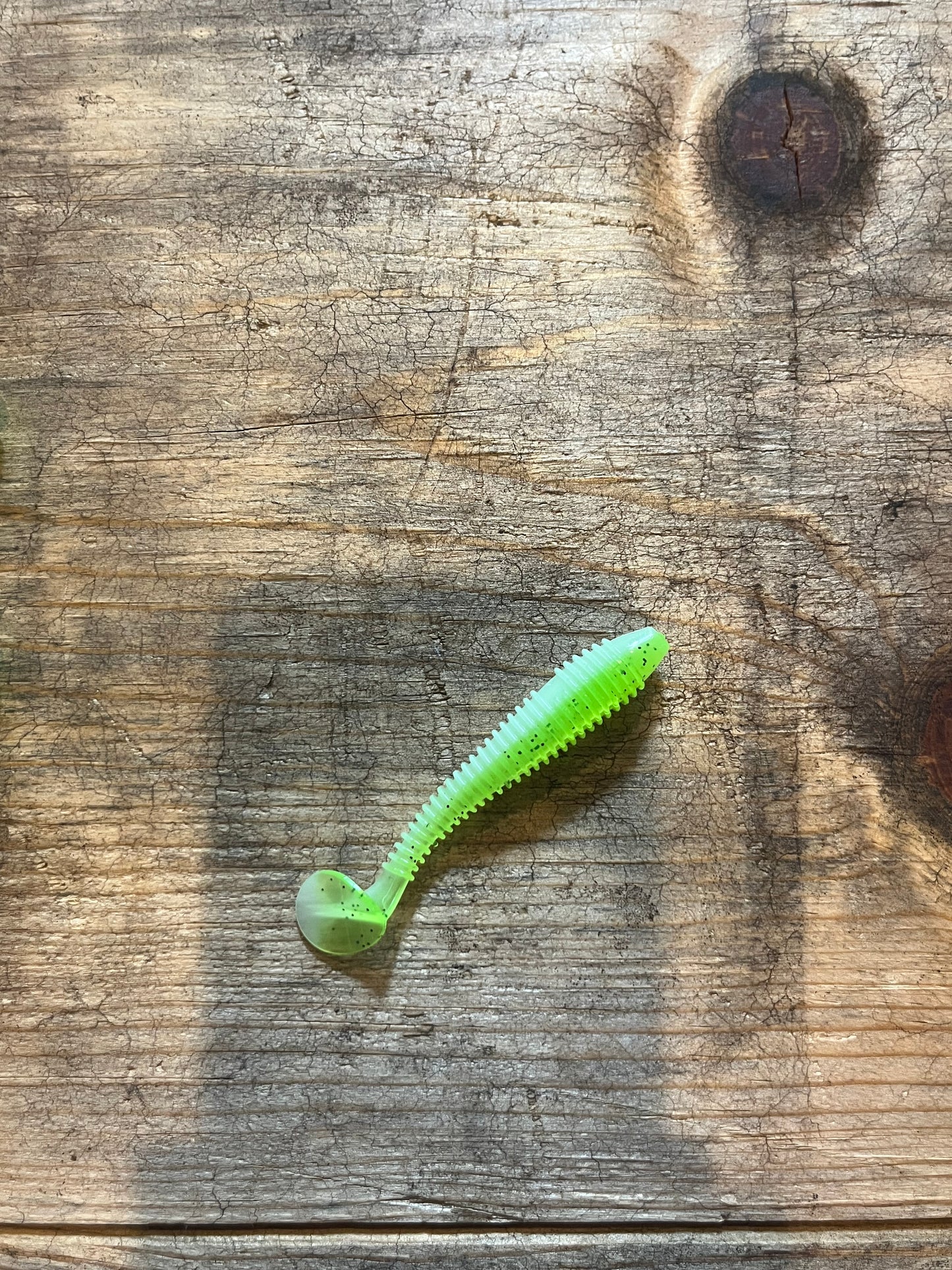 Big Griff’s bait. (3inch) 6 pack lime green