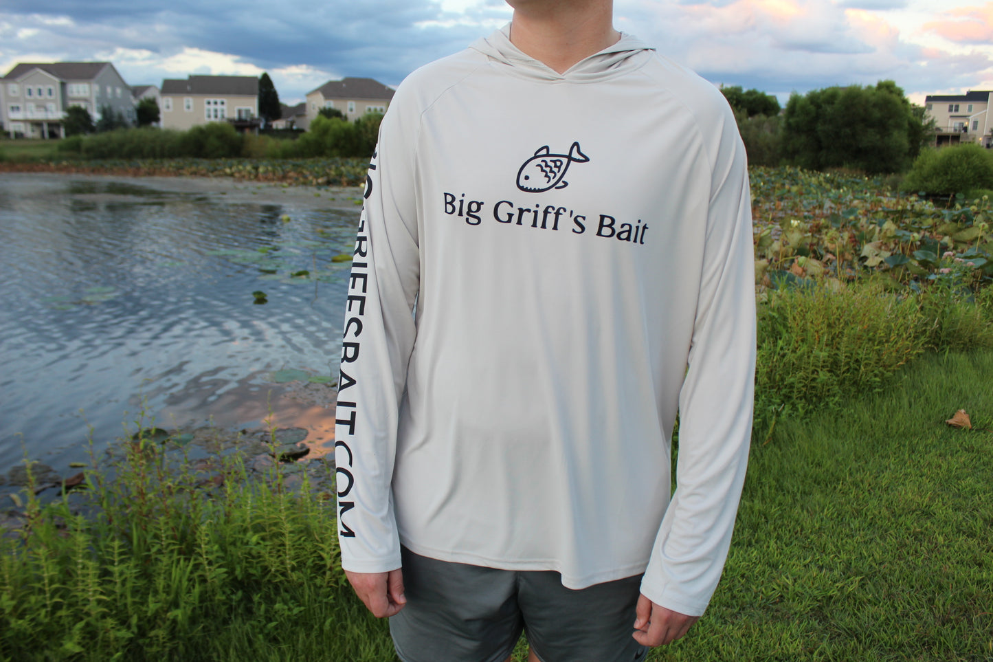 Light Grey long sleeve With hood