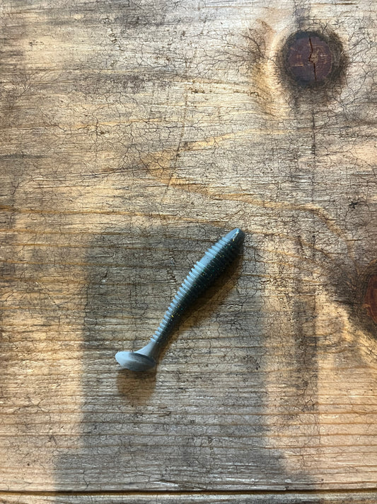 Big Griff’s bait. (3inch) 6 pack silver shark