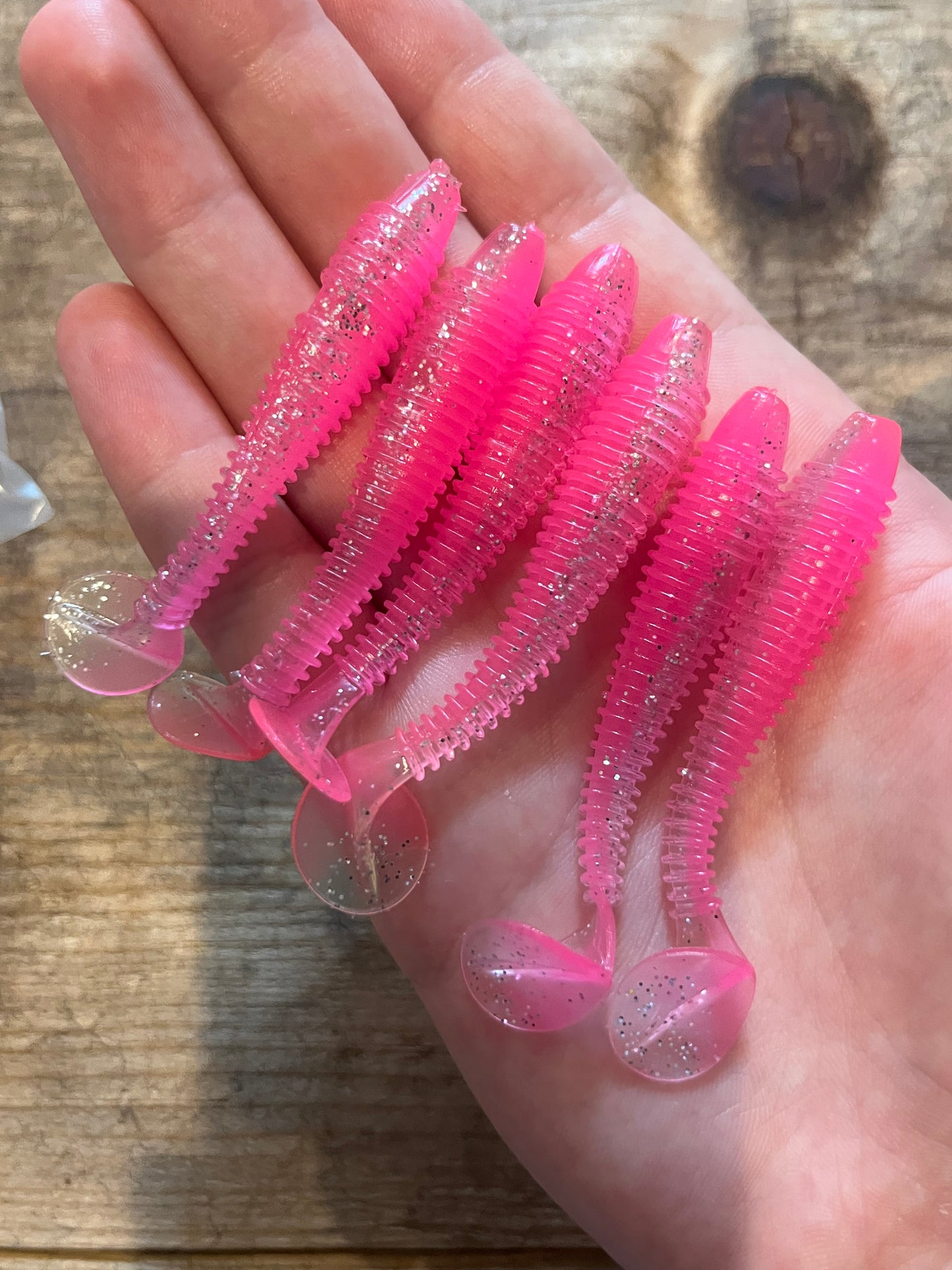 Big Griff’s bait. (3inch) 6 pack bubble gum