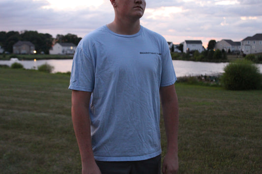 Baby blue Short sleeve T-shirt