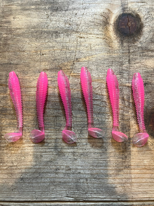 Big Griff’s bait. (3inch) 6 pack bubble gum